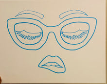 Load image into Gallery viewer, "Glasses & Lashes"