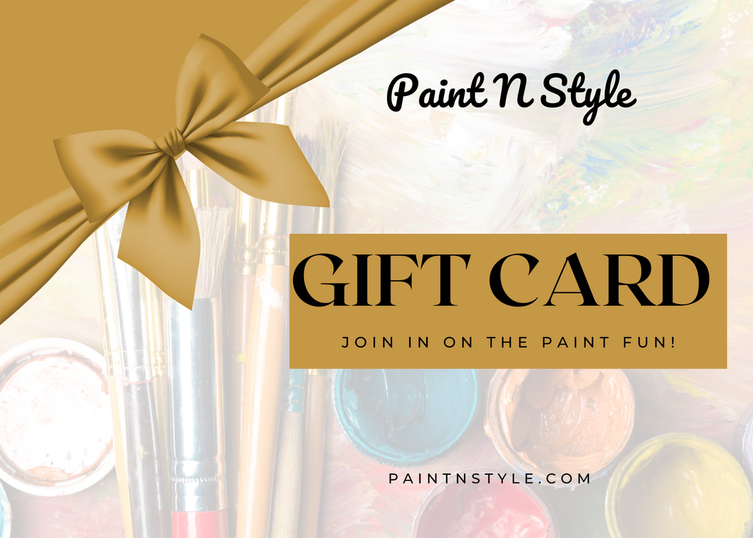 Paint N Style Gift Card