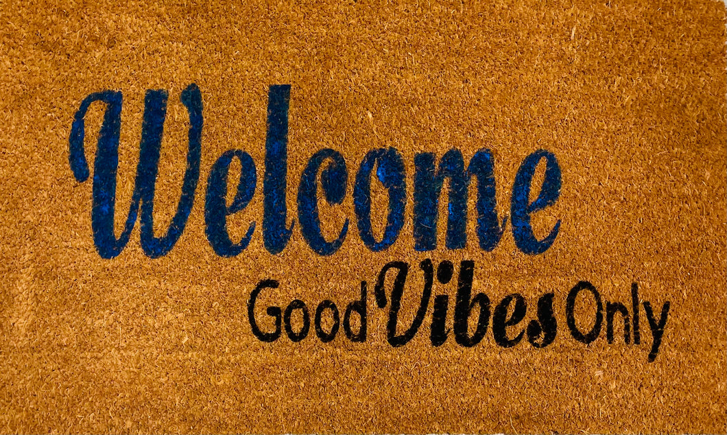 Good Vibes Only Doormat